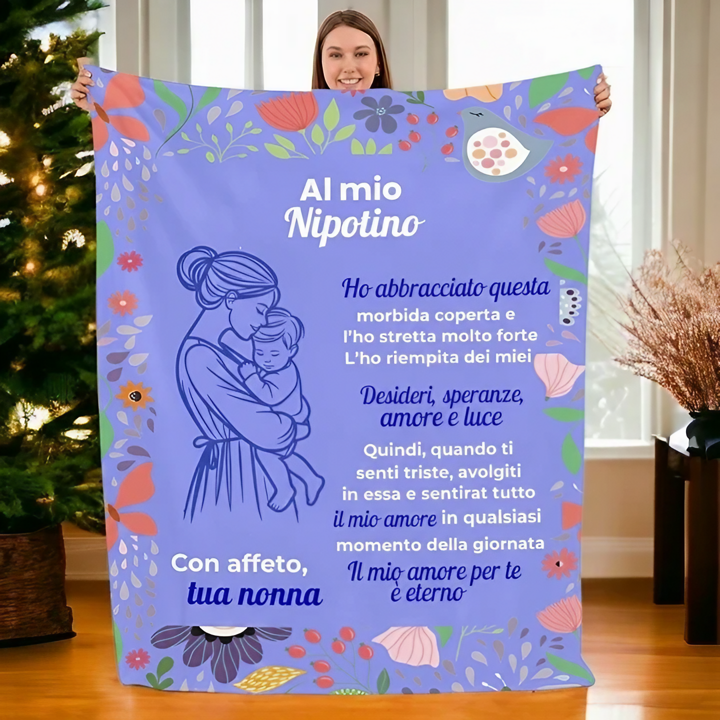 Coperta – Per Nipotina, Nipote, Figlia e Figlio