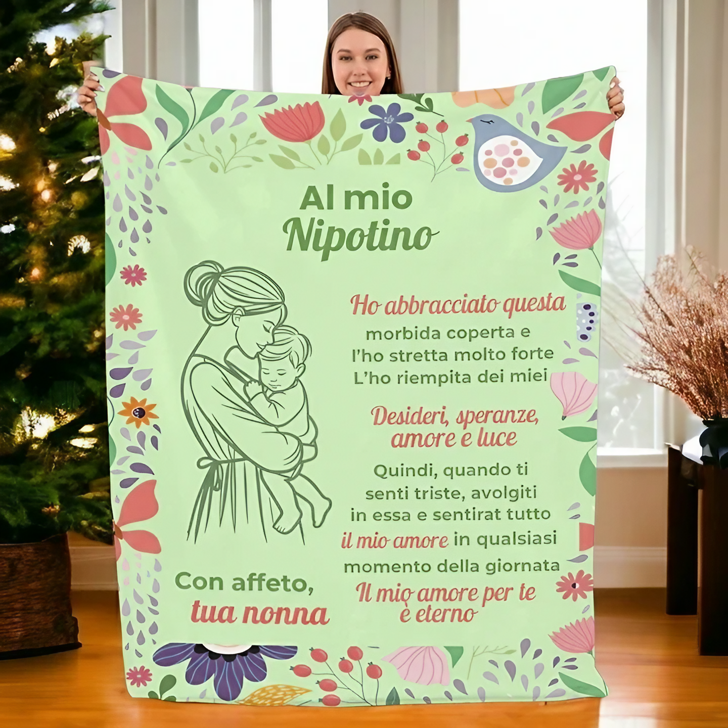 Coperta – Per Nipotina, Nipote, Figlia e Figlio