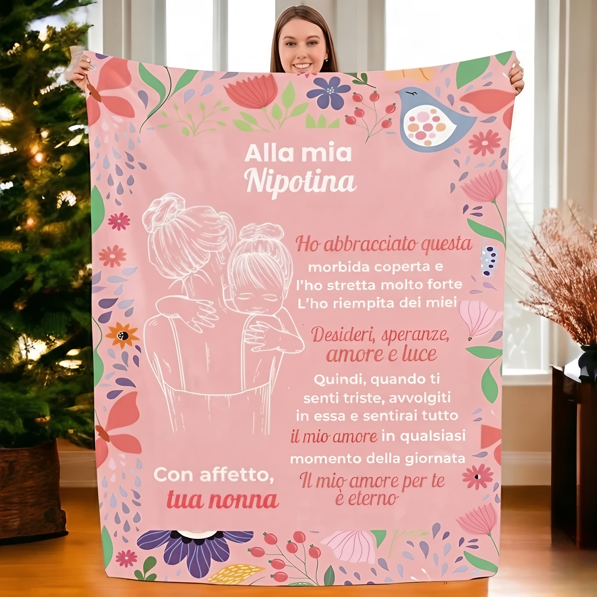 Coperta – Per Nipotina, Nipote, Figlia e Figlio