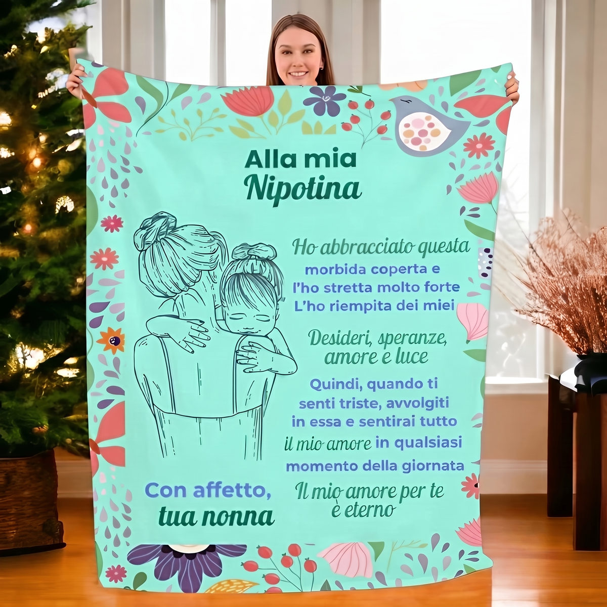 Coperta – Per Nipotina, Nipote, Figlia e Figlio