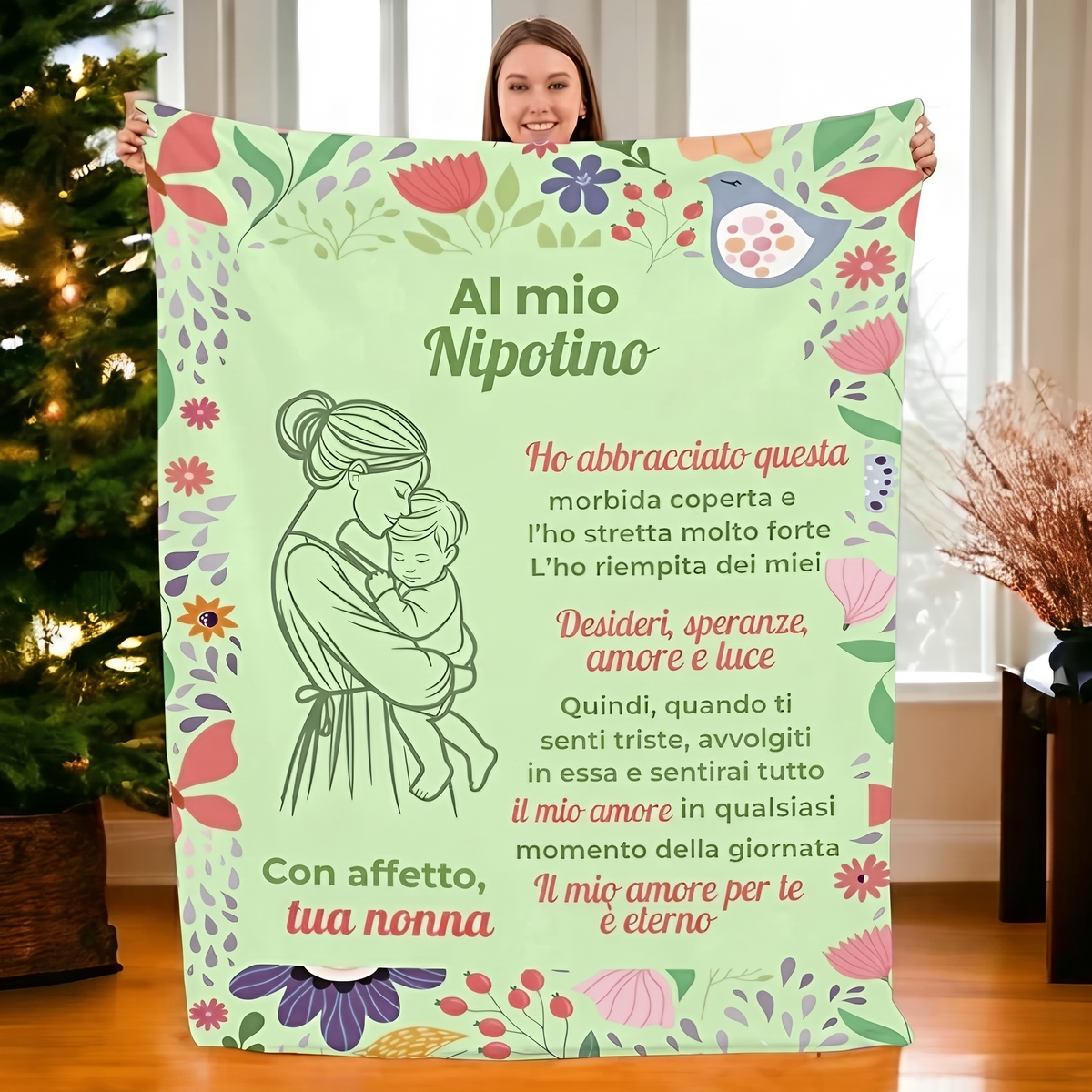 Coperta – Per Nipotina, Nipote, Figlia e Figlio