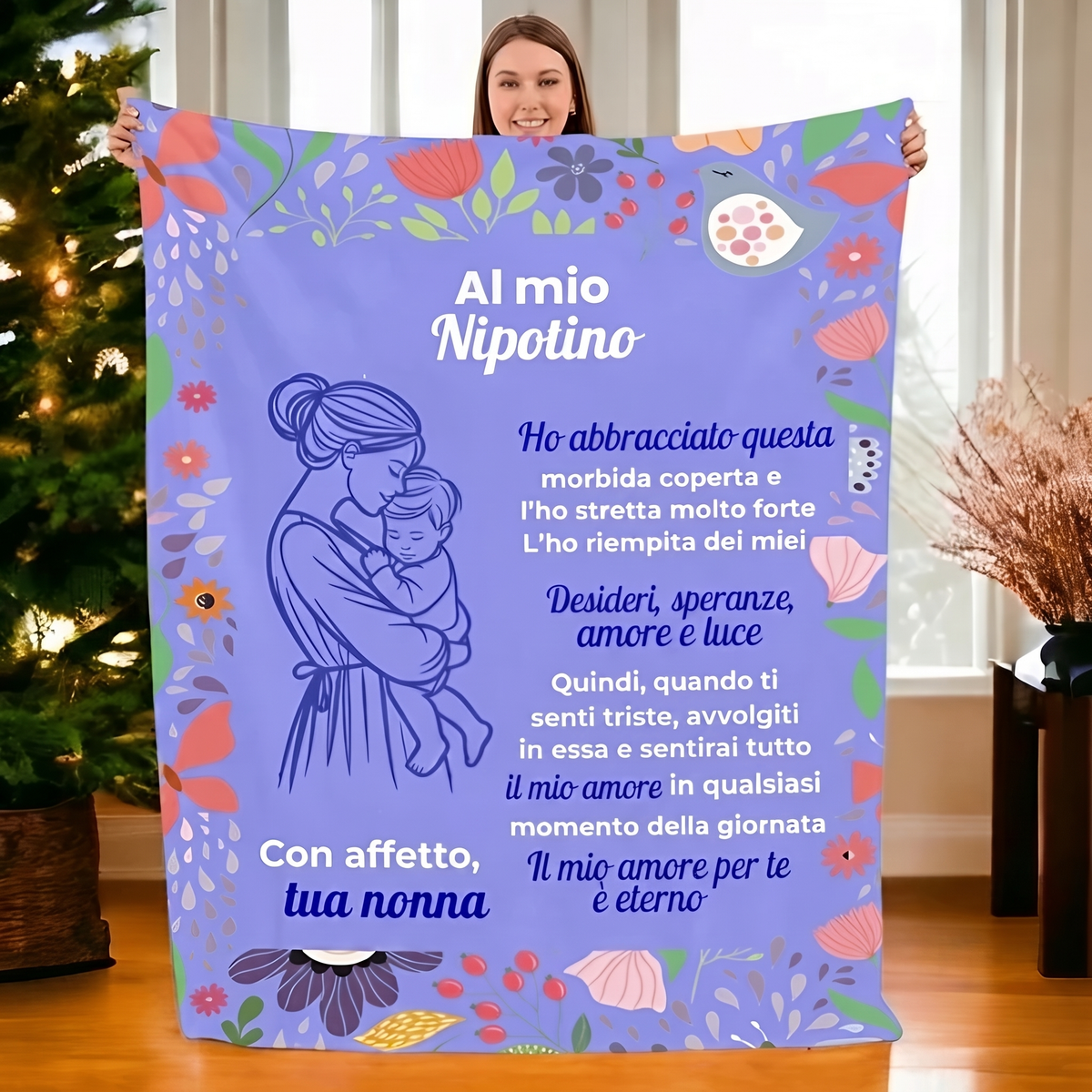 Coperta – Per Nipotina, Nipote, Figlia e Figlio