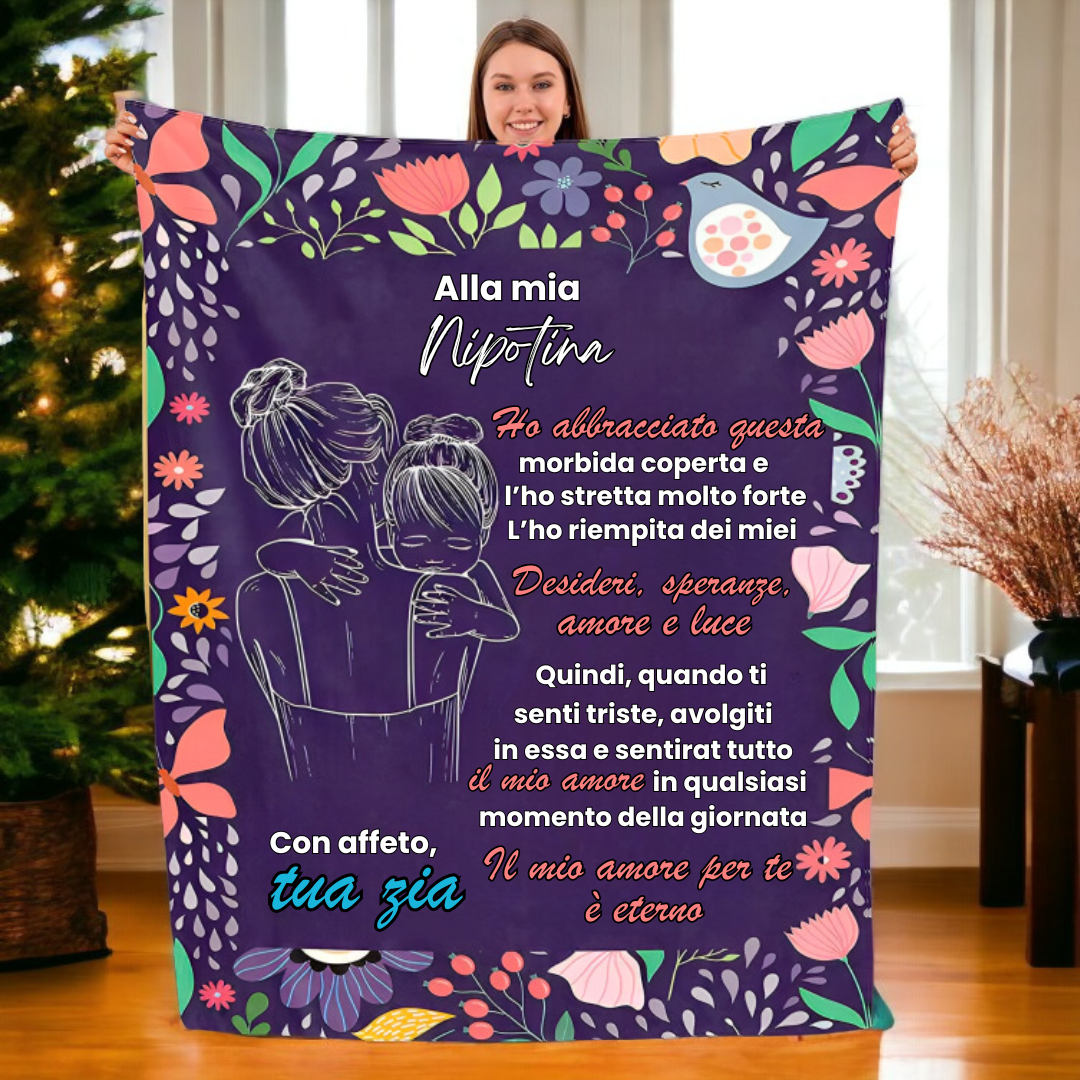 Coperta – Per Nipotina, Nipote, Figlia e Figlio